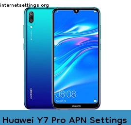 Huawei Y7 Pro APN Setting