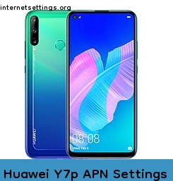 Huawei Y7p APN Internet Settings