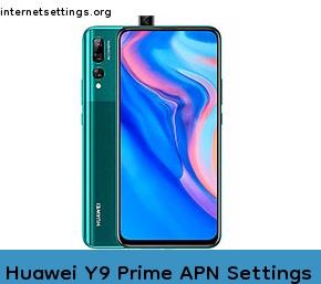 Huawei Y9 Prime APN Internet Settings