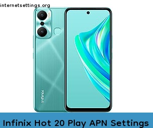 Infinix Hot 20 Play APN Setting