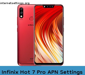 Infinix Hot 7 Pro APN Setting