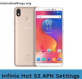 Infinix Hot S3 APN Setting