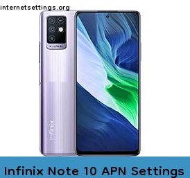 Infinix Note 10 APN Setting