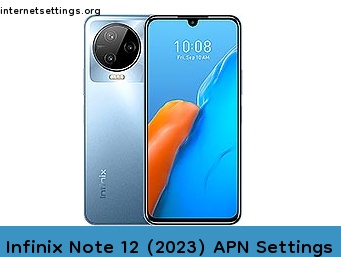 Infinix Note 12 (2023) APN Setting