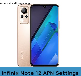 Infinix Note 12 APN Setting