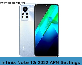 Infinix Note 12i 2022 APN Setting