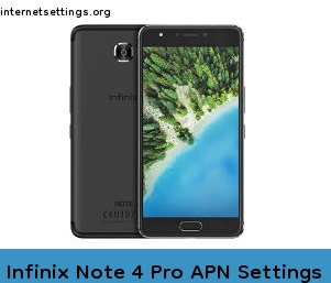 Infinix Note 4 Pro APN Setting