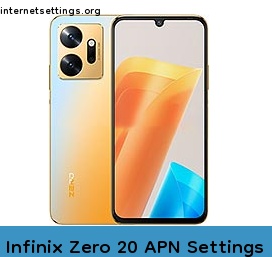 Infinix Zero 20 APN Setting