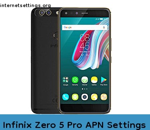 Infinix Zero 5 Pro APN Setting