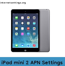 iPad mini 2 APN Internet Settings
