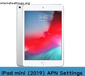 iPad mini (2019) APN Internet Settings