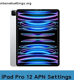 iPad Pro 12 APN Internet Settings