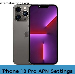 iPhone 13 Pro APN Internet Settings