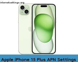 Apple iPhone 15 Plus APN Setting