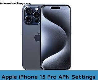 Apple iPhone 15 Pro APN Setting