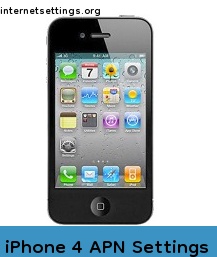 iPhone 4 APN Internet Settings