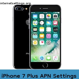 iPhone 7 Plus APN Internet Settings