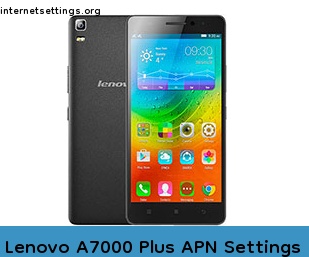 Lenovo A7000 Plus APN Setting