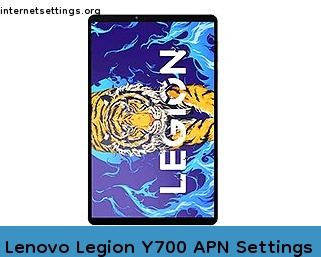 Lenovo Legion Y700 APN Setting