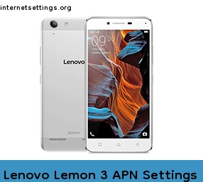 Lenovo Lemon 3 APN Setting