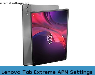 Lenovo Tab Extreme APN Setting