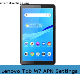 Lenovo Tab M7 APN Setting