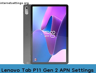 Lenovo Tab P11 Gen 2 APN Setting