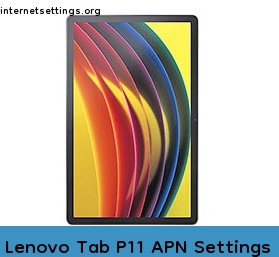 Lenovo Tab P11 APN Setting