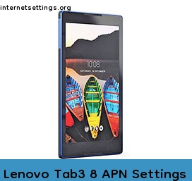 Lenovo Tab3 8 APN Setting