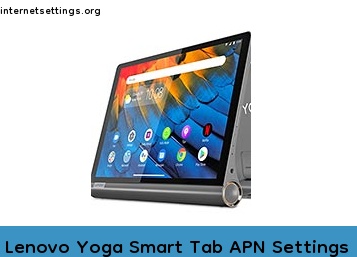 Lenovo Yoga Smart Tab APN Setting