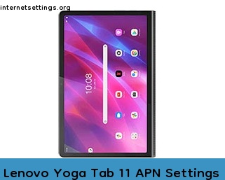 Lenovo Yoga Tab 11 APN Setting