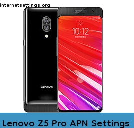 Lenovo Z5 Pro APN Setting