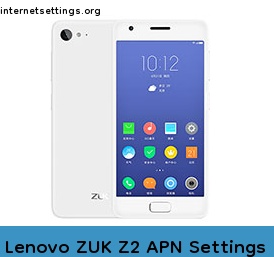 Lenovo ZUK Z2 APN Setting