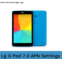 Lg G Pad 7.0 APN Setting