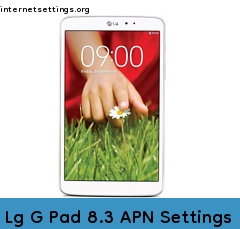 Lg G Pad 8.3 APN Setting