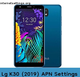 Lg K30 (2019) APN Setting