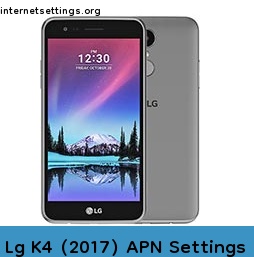 Lg K4 (2017) APN Setting