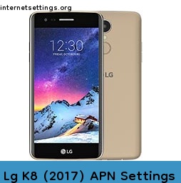 Lg K8 (2017) APN Setting