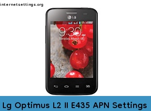 Lg Optimus L2 II E435 APN Setting