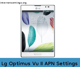 Lg Optimus Vu II APN Setting