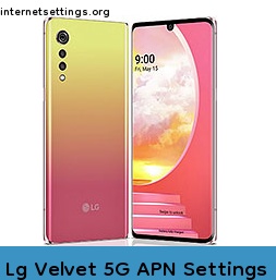 Lg Velvet 5G APN Setting