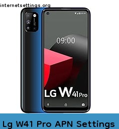 Lg W41 Pro APN Setting