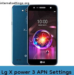 Lg X power 3 APN Setting