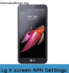 Lg X screen APN Setting
