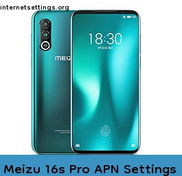 Meizu 16s Pro APN Setting
