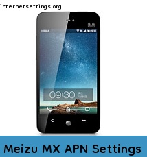 Meizu MX APN Setting