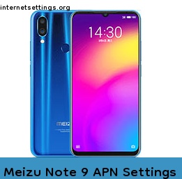 Meizu Note 9 APN Setting