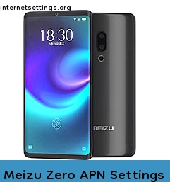Meizu Zero APN Setting