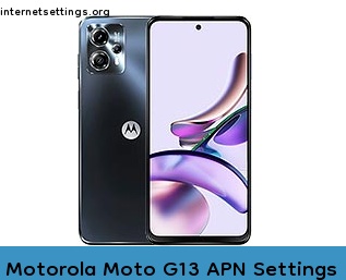 Motorola Moto G13 APN Setting