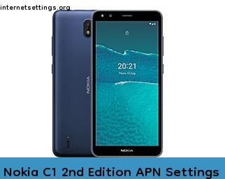 Nokia C1 2nd Edition APN Setting